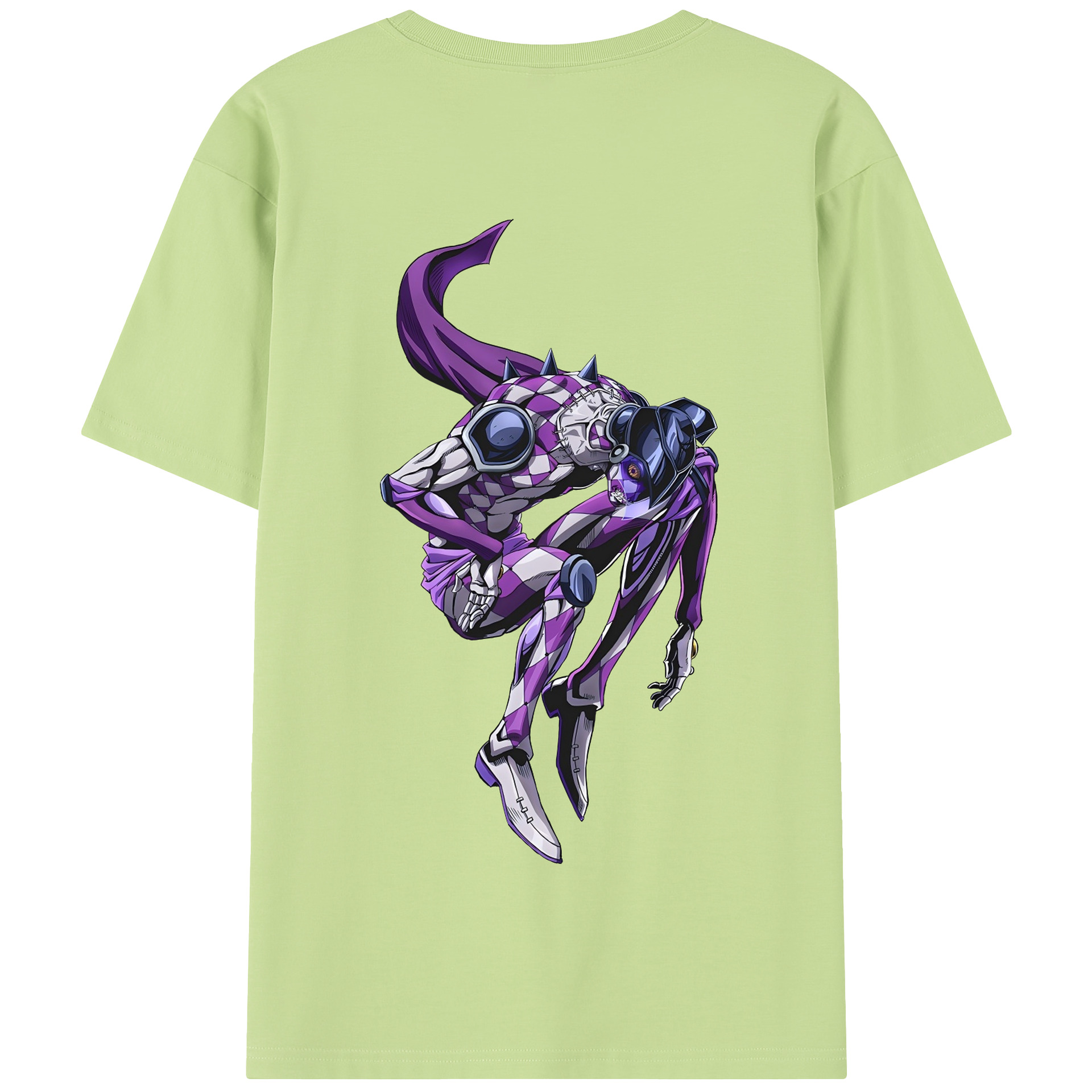 （画像用） ジョジョの奇妙な冒険 パンナコッタ?フー JoJo's Bizarre Adventure Pannacotta Fugo 綿100％半袖Tシャツ（背面プリント）